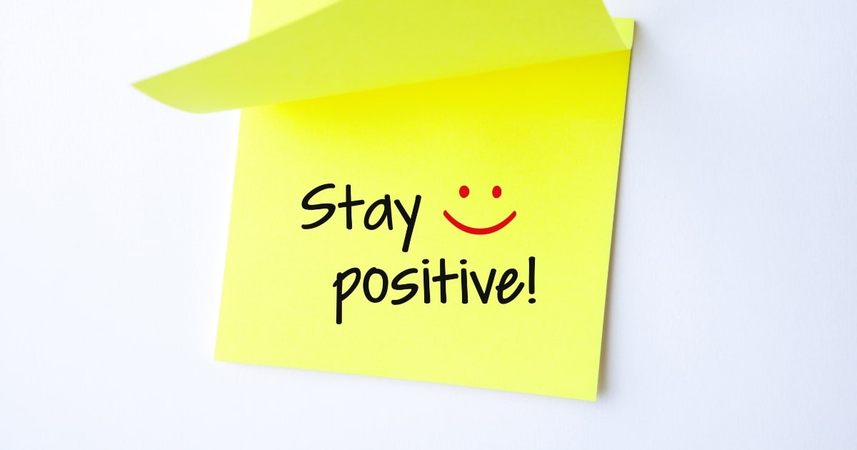 stay positive — featured image